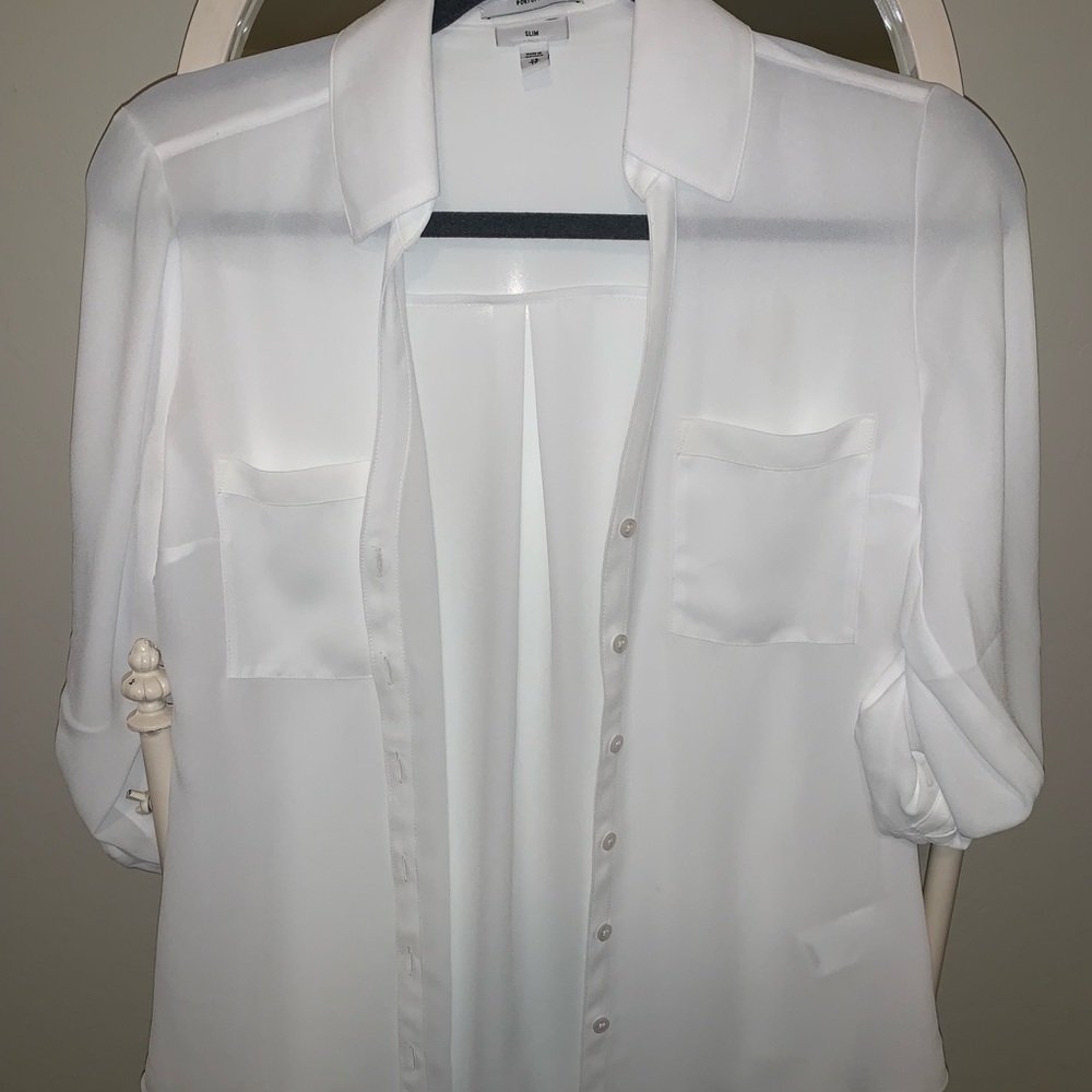 White women’s button up